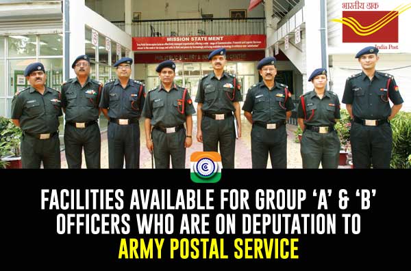 ARMY POSTAL SERVICE APS India Post ARMY POSTAL SERVICES FACILITIES 