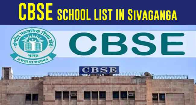 CBSE Schools In Sivaganga District In Tamilnadu