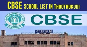 CBSE Schools in Thoothukudi District in Tamilnadu