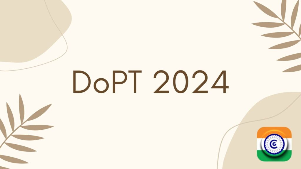 Latest DoPT Orders 2024 for central govt employees pdf Latest DoPT