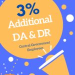 3% DA for central govt employees